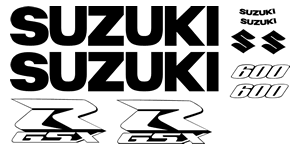 Suzuki GSXR 600 2005 Decal set